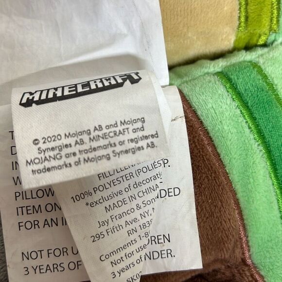 Mojang Minecraft Kids Multicolor Plush Stuffed Alex Super Soft Pillow Buddy 16" - Picture 7 of 7